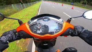 2021 TVS Jupiter 125 Top speed and Brake Test |