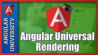  Angular Universal:  Pre-Rendering with renderModuleFactory