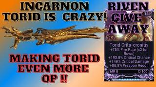 This Warframe Incarnon Torid Build with Riven Is BROKEN !!!