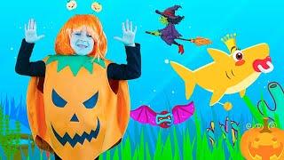 Baby Shark Halloween Special | Halloween Song with Anuta | Anuta Kids Channel