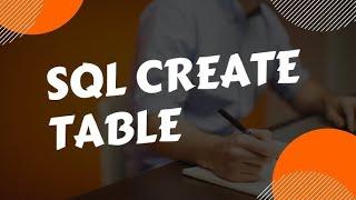 How to create table in SQL Server