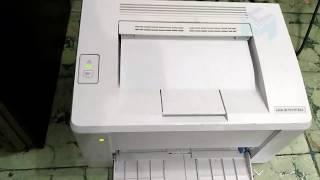 cara test print manual printer hp laserjet m102a