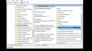 Remove Windows Defender from Windows 10 and Windows 8