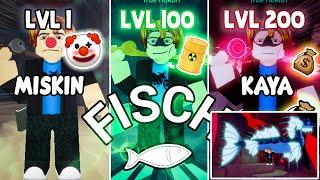 Aku Mencoba Tamatin FISCH lvl 1-200 Buat Dapetin Rod Termahal Dan Ikan Terlangka Roblox