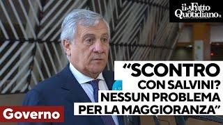 Tajani: "Lo scontro con Salvini non ha ricadute sul governo. Biden? Dimissioni erano nell'aria"