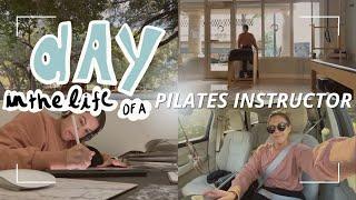 DAY IN THE LIFE OF A PILATES INSTRUCTOR | time in studio, schedule, my meals + more!