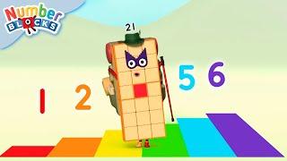 Learn to Count Colours and Numbers  | 123 - Number Fun: Full Episodes | Numberblocks