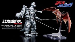 S.H.MonsterArts Mechagodzilla (1993) Garuda Fire Rodan [Makuhari Decisive Battle Ver.]  First Look