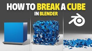 How to Explode An Object in Blender - Tutorial