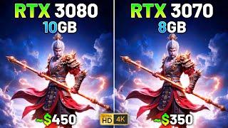 RTX 3080 vs RTX 3070 | Test in 15 Games | 4K