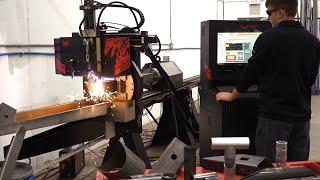 CNC Pipe & Tube Cutting:  Demonstrating the Bend-Tech Dragon A400