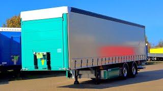 WEB TRAILER Curtainsider mit unterfaltbarer Ladebordwand