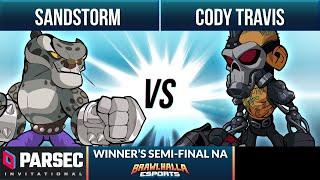 Sandstorm vs Cody Travis - Winner's Semi-Final - Parsec Invitational 2021 - NA 1v1