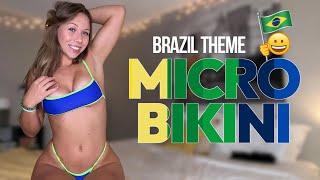 Bunny Blair | Brazilian Micro Bikinis | Try On Haul, 4K