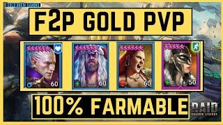 GOLD ARENA 100% FARMABLE TEAM | GAMEPLAY & TIPS  | RAID SHADOW LEGENDS