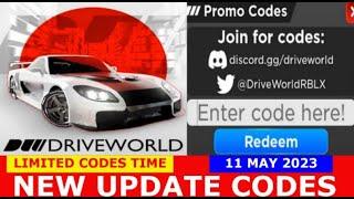 *NEW CODES* Drive World ROBLOX | LIMITED CODES TIME | ALL CODES | 11 MAY 2023