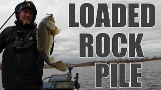 Secrets to Catching Big Largemouth Bass in Cold Water Rock Piles