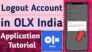 How to Logout Account in OLX India App