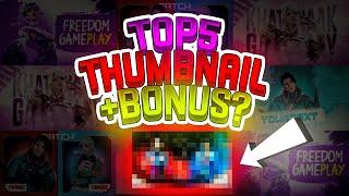 Top 5 FREE Thumbnail + [ BONUS ] | PSD Templates