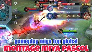 Gameplay Miya Bar-bar Pascol - Miya Top Global 1 MOBILE LEGENDS