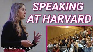 Victoria Garrick Speaks At Harvard | Body-Image & Self-Love | Female Athletes