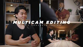 EDIT PODCASTS FASTER with MULTICAM EDITING | Adobe Premiere Pro