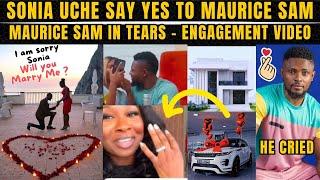 Actress Sonia Uche Say Yes to Maurice Sam! He Cried  - Engagement Video