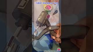 Tablet Hardness Test/Evaluation of Tablet #pharmacy #bams #shorts #practical #tablet #pharmaceutics