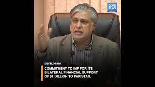 UAE Gives Financial Pledge Of $1bn To IMF For Pakistan: Dar | Developing | Dawn News English