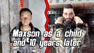 Fallout 4 - Elder Maxson as a child in Fallout 3 and 10 years later in Fallout 4