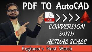 How to Convert PDF TO AutoCAD