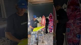 Aus Team Guys Picking Up Their Boards From The Factory