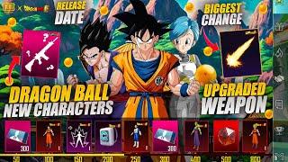 Free Characters For Everyone | Dragon ball Free Upgraded Weapon | Free Mythic Characters | PUBGM