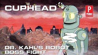 Cuphead - Dr. Kahl's Robot Boss Fight (Perfect Run)