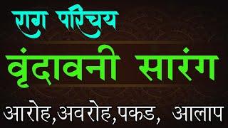 08 राग परिचय : राग वृन्दावनी सारंग  | जानकारी | आलाप | 08 Rag Parichay : Raag Vrundavani Sarang