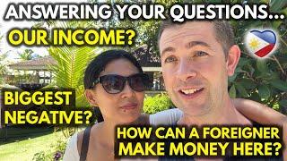 OUR FIRST PHILIPPINES  Q&A VLOG - Foreigner and Filipina life - cost of living - house building