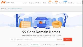 NAMECHEAP PROMO CODE 2021  $0.99 DOMAIN NAMES + 12 PROMOS 