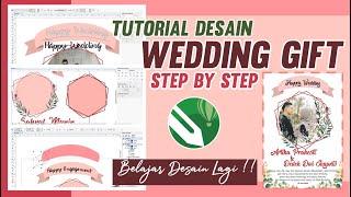 TUTORIAL DESAIN WEDDING GIFT ALA Indra Lukita || Belajar Desain Corel Draw
