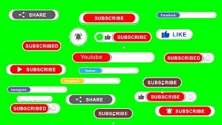 Best 20 Subscribe Button and Bell Icon and Like (Free Download  4K)