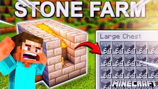 How To Make Cobblestone Farm In Minecraft | How To Make Cobblestone Generator In Minecraft!