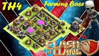 Best TH4 Farming Base (2021) Clash of Clans (With Link)