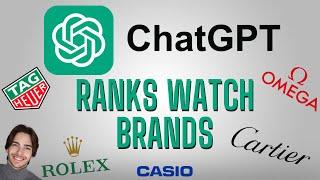 Reacting to Artificial Intelligence Ranking Watch Brands