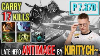 Super quick with Late game hero Kiritych~ Antimage 17 Kills #gameplay4k #patch737d #fullgame #dota2