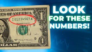 Fancy Serial Numbers on Dollar Bills YOU Should be LOOKING FOR!