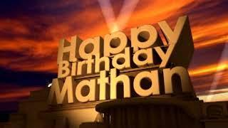 Happy Birthday Mathan