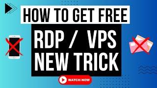 How to Create Free RDP | Windows 10 | No Credit Card | No Mobile