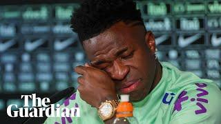 Vinícius Júnior breaks down in tears discussing racism: 'I have to keep fighting'