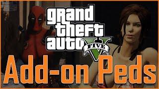 GTA 5 Modding: Addon Peds - Spielermodell als DLC (Deadpool, Batman, Lara Croft, ..) [Deutsch]