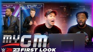 WWE 2K23 First Look: MyGM — Austin Creed & Tyler Breeze explore a fully updated game mode!