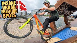 RIDING INSANE URBAN MTB FREERIDE SPOTS IN COPENHAGEN!